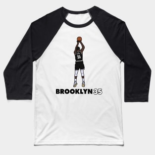 Kevin Anteater 'Brooklyn 35' - NBA Brooklyn Nets Baseball T-Shirt